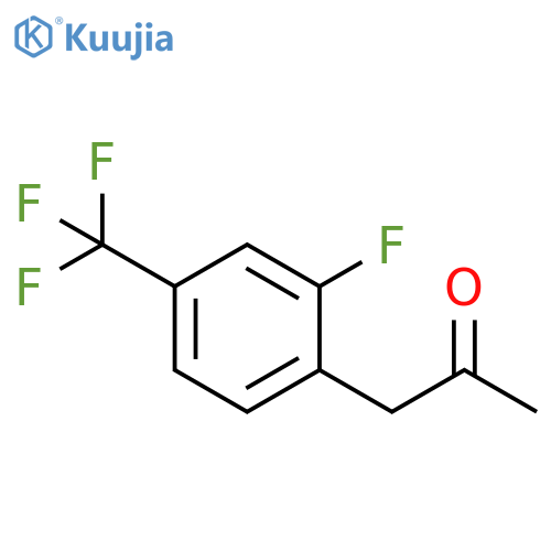 2-Propanone, 1-[2-fluoro-4-(trifluoromethyl)phenyl]- structure