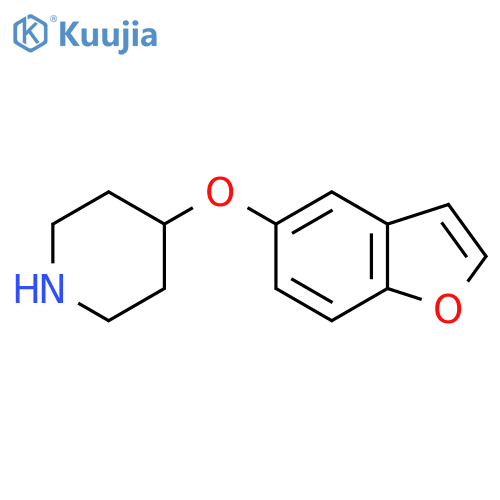 4-(1-benzofuran-5-yloxy)piperidine structure