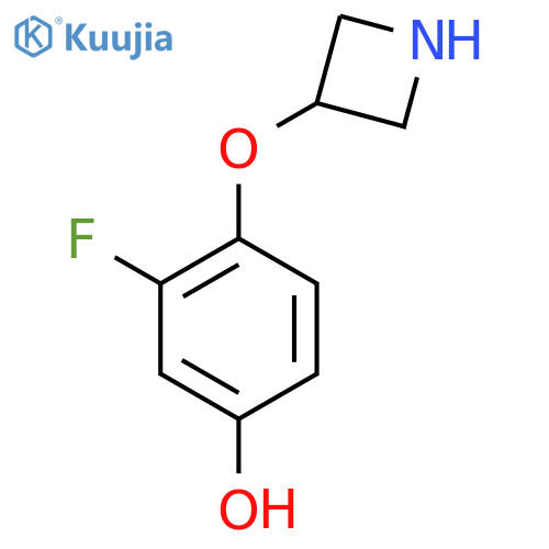 4-(azetidin-3-yloxy)-3-fluorophenol structure