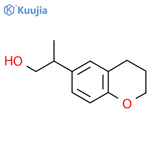 2-(3,4-Dihydro-2H-chromen-6-yl)propan-1-ol structure