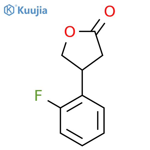 4-(2-fluorophenyl)oxolan-2-one structure