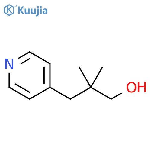4-Pyridinepropanol, β,β-dimethyl- structure