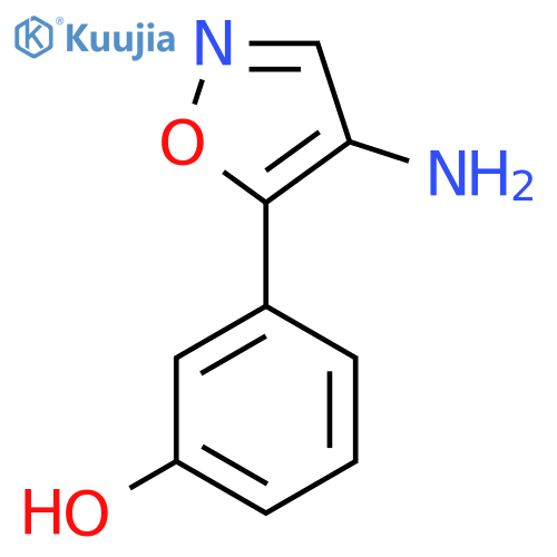 3-(4-amino-1,2-oxazol-5-yl)phenol structure