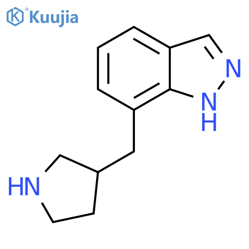 7-(pyrrolidin-3-yl)methyl-1H-indazole structure