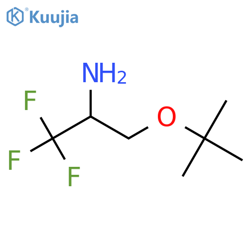 3-(tert-butoxy)-1,1,1-trifluoropropan-2-amine structure