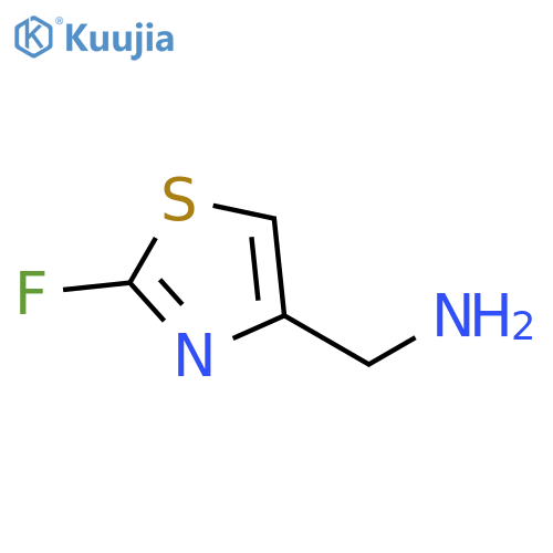 (2-fluorothiazol-4-yl)methanamine structure