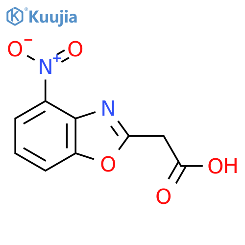 4-Nitrobenzo[d]oxazole-2-acetic acid structure