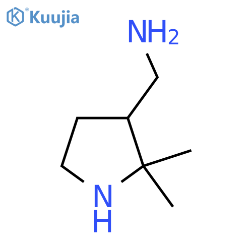 (2,2-Dimethylpyrrolidin-3-yl)methanamine structure
