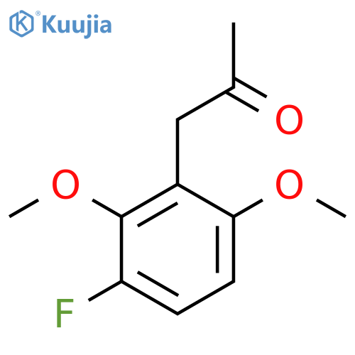 1-(3-fluoro-2,6-dimethoxyphenyl)propan-2-one structure