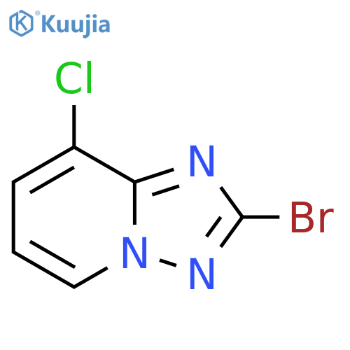 2-BroMo-8-chloro-[1,2,4]triazolo[1,5-a]pyridine structure