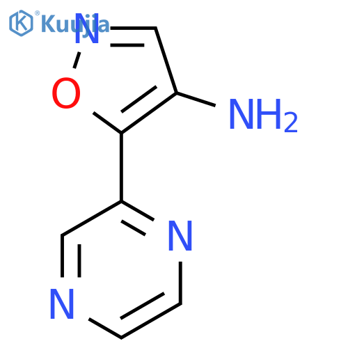 5-(pyrazin-2-yl)-1,2-oxazol-4-amine structure