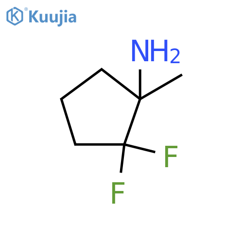 2,2-Difluoro-1-methyl-cyclopentylamine structure
