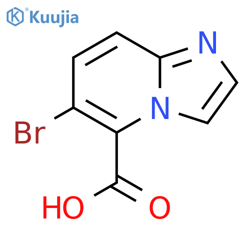 6-bromoimidazo[1,2-a]pyridine-5-carboxylic acid structure