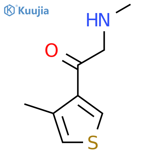 2-(methylamino)-1-(4-methylthiophen-3-yl)ethan-1-one structure