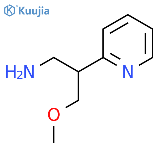 3-Methoxy-2-(pyridin-2-yl)propan-1-amine structure