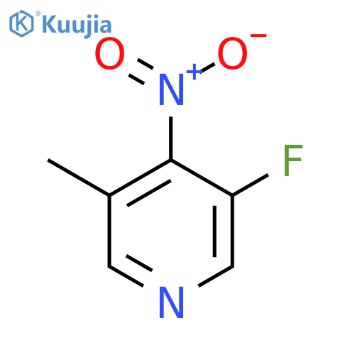 3-Fluoro-5-methyl-4-nitropyridine structure