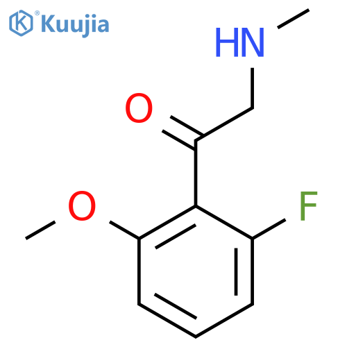 1-(2-Fluoro-6-methoxyphenyl)-2-(methylamino)ethan-1-one structure
