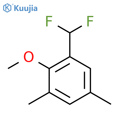 2-Difluoromethyl-4,6-dimethylanisole structure