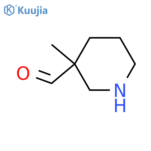3-Methylpiperidine-3-carbaldehyde structure