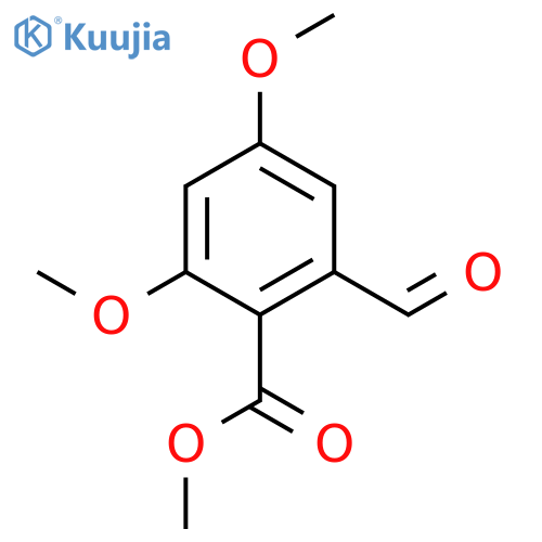 methyl 2-formyl-4,6-dimethoxybenzoate structure