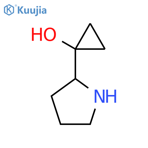 1-Pyrrolidin-2-ylcyclopropanol structure