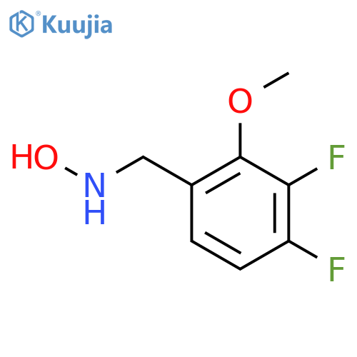 N-[(3,4-difluoro-2-methoxyphenyl)methyl]hydroxylamine structure