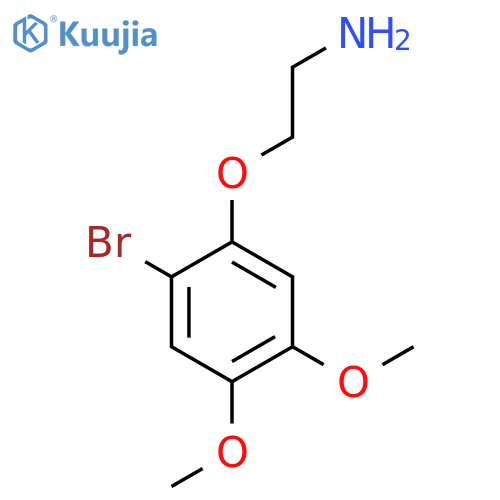 2-(2-Bromo-4,5-dimethoxyphenoxy)ethan-1-amine structure