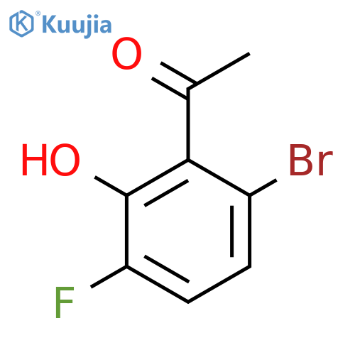 6'-Bromo-3'-fluoro-2'-hydroxyacetophenone structure