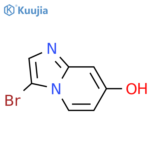 Imidazo[1,2-a]pyridin-7-ol, 3-bromo- structure