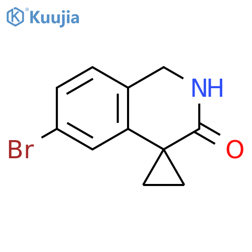 6'-bromo-2',3'-dihydro-1'H-spiro[cyclopropane-1,4 '-isoquinolin]-3'-one structure