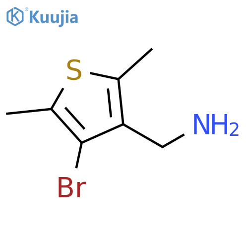 3-Thiophenemethanamine, 4-bromo-2,5-dimethyl- structure