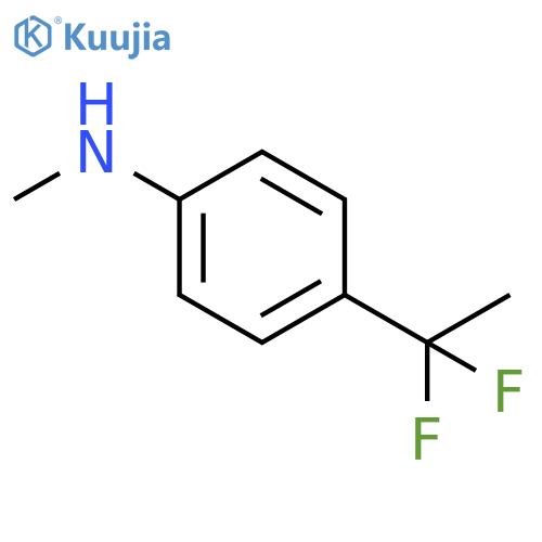 [4-(1,1-Difluoro-ethyl)-phenyl]-methyl-amine structure