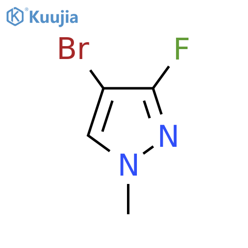 4-Bromo-3-fluoro-1-methyl-1H-pyrazole structure