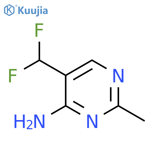 5-(Difluoromethyl)-2-methyl-pyrimidin-4-amine structure