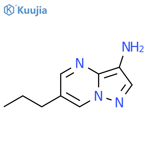 6-propylpyrazolo1,5-apyrimidin-3-amine structure