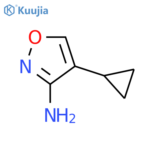 4-Cyclopropyl-1,2-oxazol-3-amine structure