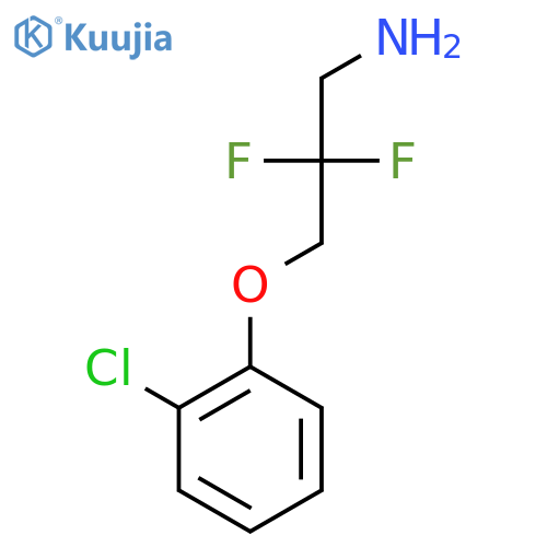 3-(2-Chlorophenoxy)-2,2-difluoropropan-1-amine structure