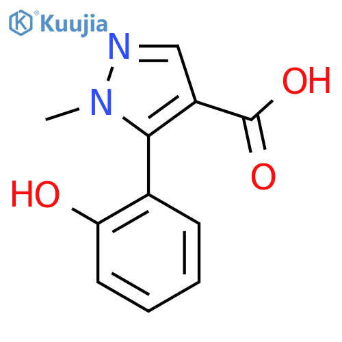 5-(2-hydroxyphenyl)-1-methyl-1H-pyrazole-4-carboxylic acid structure