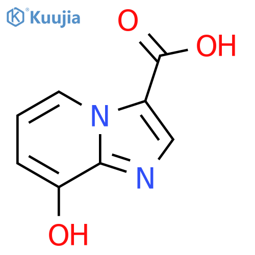 8-Hydroxyimidazo[1,2-a]pyridine-3-carboxylic acid structure