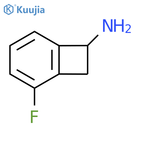 2-Fluorobicyclo[4.2.0]octa-1,3,5-trien-7-amine structure
