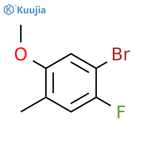5-Bromo-4-fluoro-2-methylanisole structure