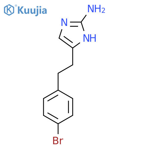 5-2-(4-bromophenyl)ethyl-1H-imidazol-2-amine structure