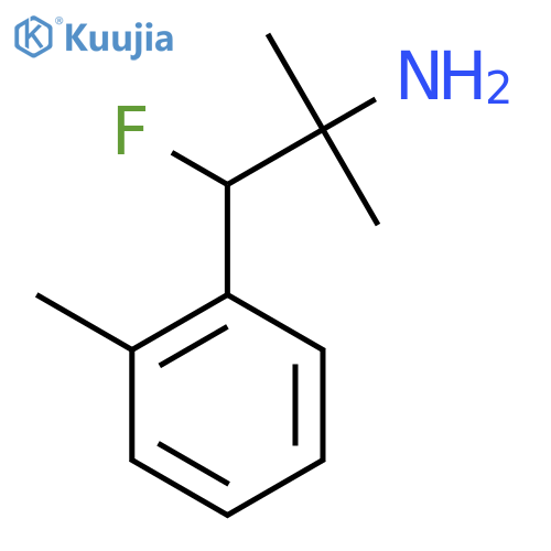 1-Fluoro-2-methyl-1-(2-methylphenyl)propan-2-amine structure