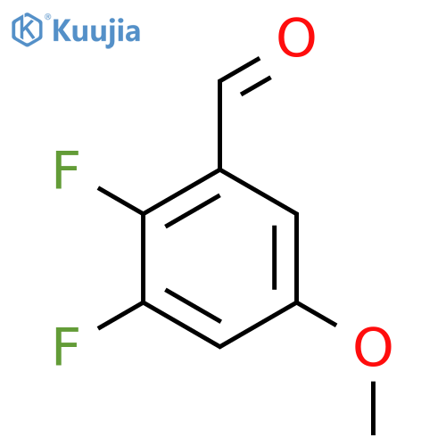 2,3-Difluoro-5-methoxybenzaldehyde structure
