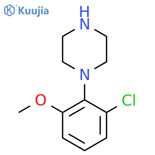 1-(2-Chloro-6-methoxyphenyl)piperazine structure