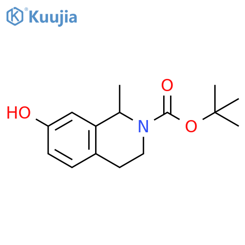 1,1-Dimethylethyl 3,4-dihydro-7-hydroxy-1-methyl-2(1H)-isoquinolinecarboxylate structure