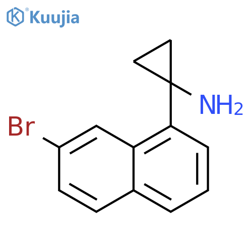 1-(7-Bromonaphthalen-1-yl)cyclopropan-1-amine structure