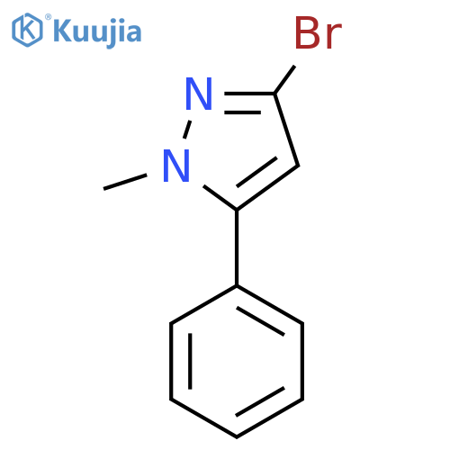 3-bromo-1-methyl-5-phenyl-pyrazole structure
