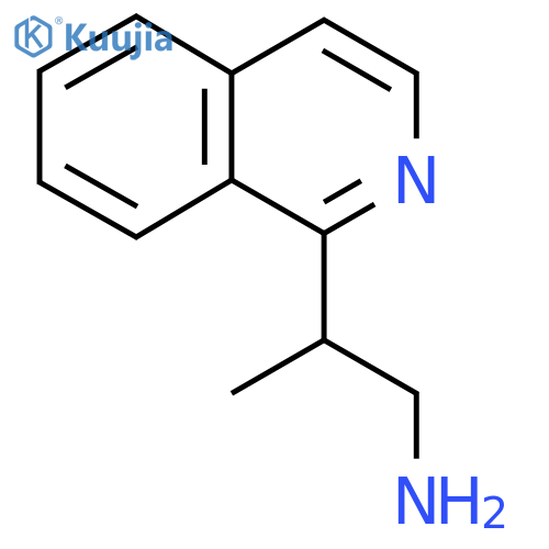 2-(Isoquinolin-1-yl)propan-1-amine structure