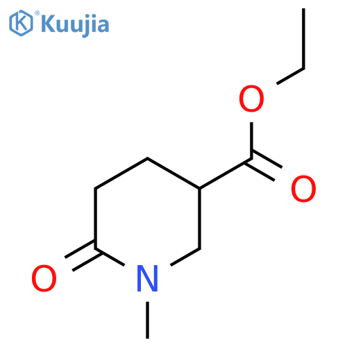 Ethyl 1-methyl-6-oxopiperidine-3-carboxylate structure
